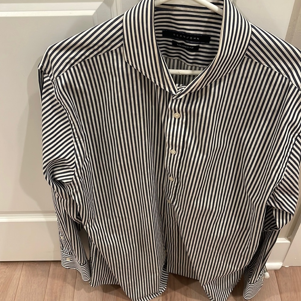 Sean, John, dress shirt tailored
